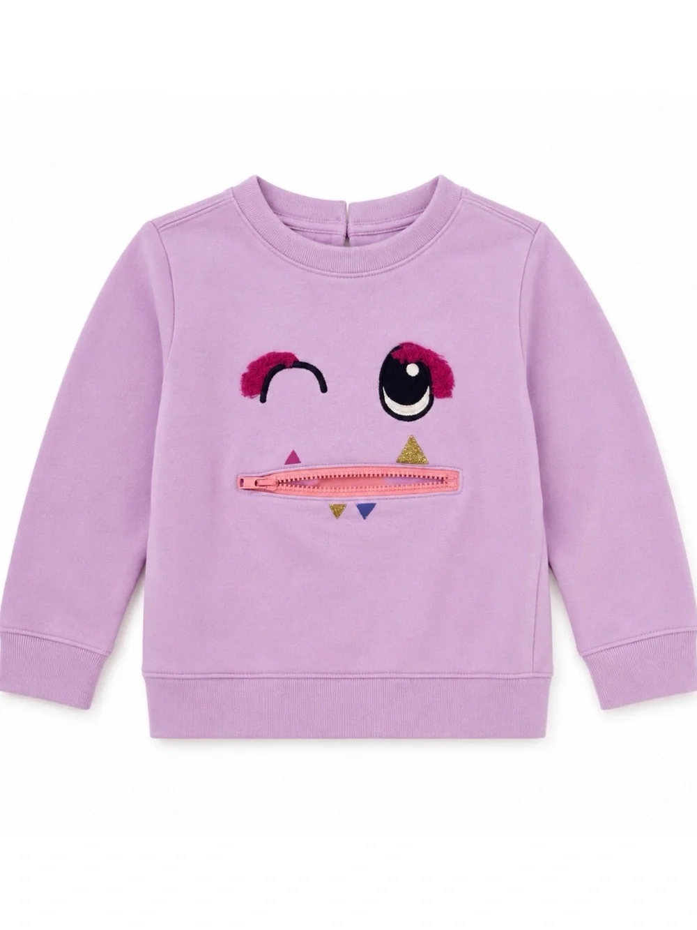 Gymboree Toddler Girls Pink Monster Crewneck Sweatshirt Size 5T